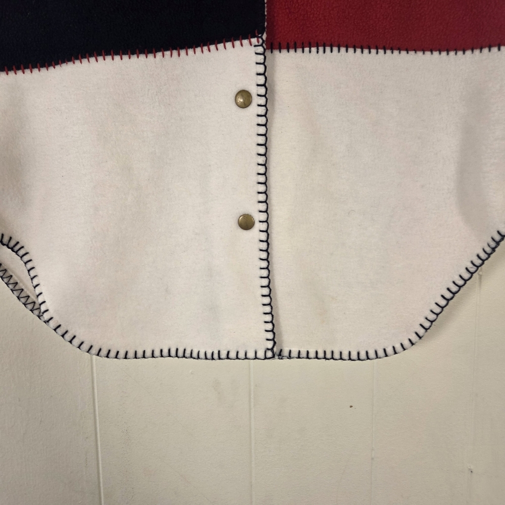 Vintage Red White And Blue Fleece Patriotic Vest Size Small - Picture 5 of 14